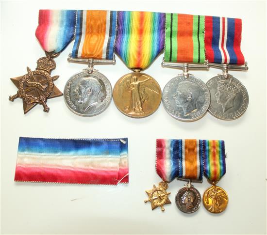 World War medals